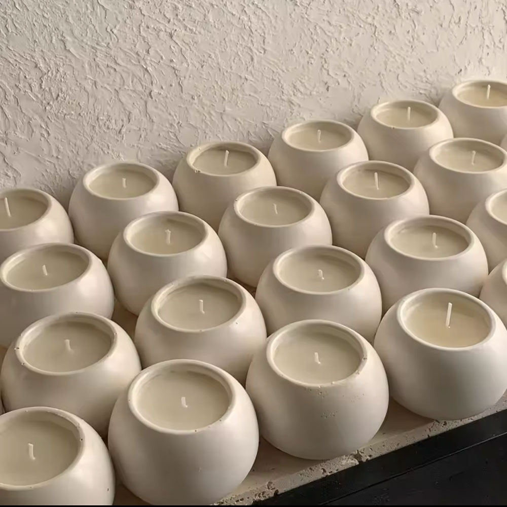 Silicone Mold Round Candle Hol - Echeveria Succulent ulasan dan harga