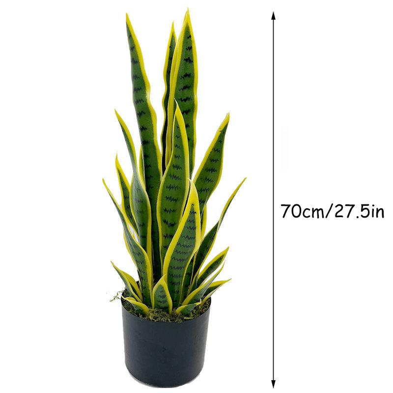 40-100cm Artificial Sansevieri - Ficus Lyrata Tree ulasan dan harga
