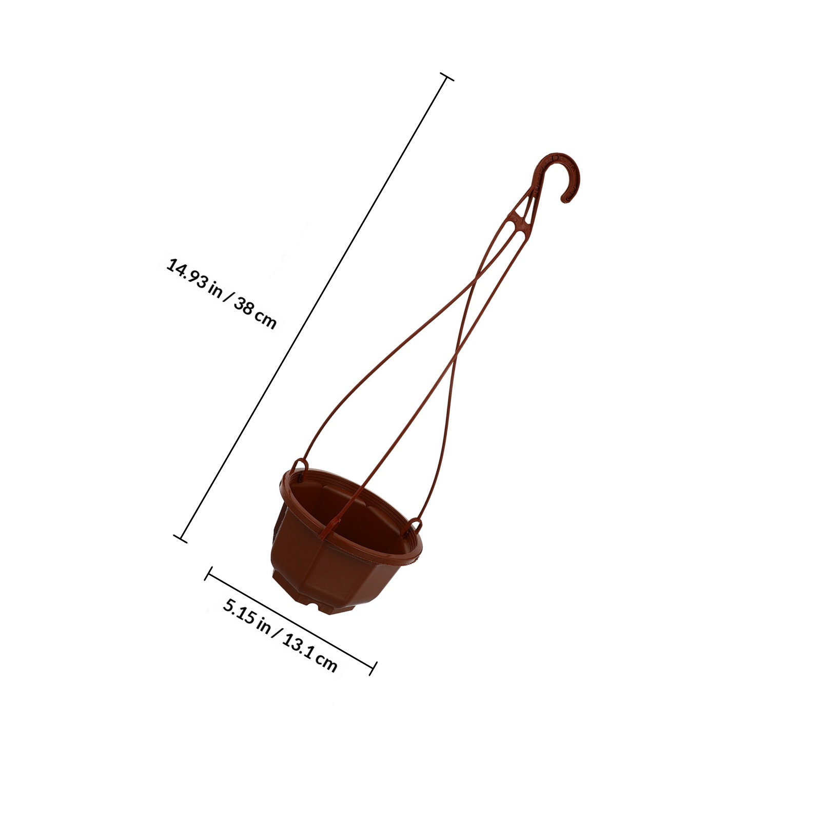 6 Sets Hanging Flower Pots for - Spider Plant Hanging ulasan dan harga