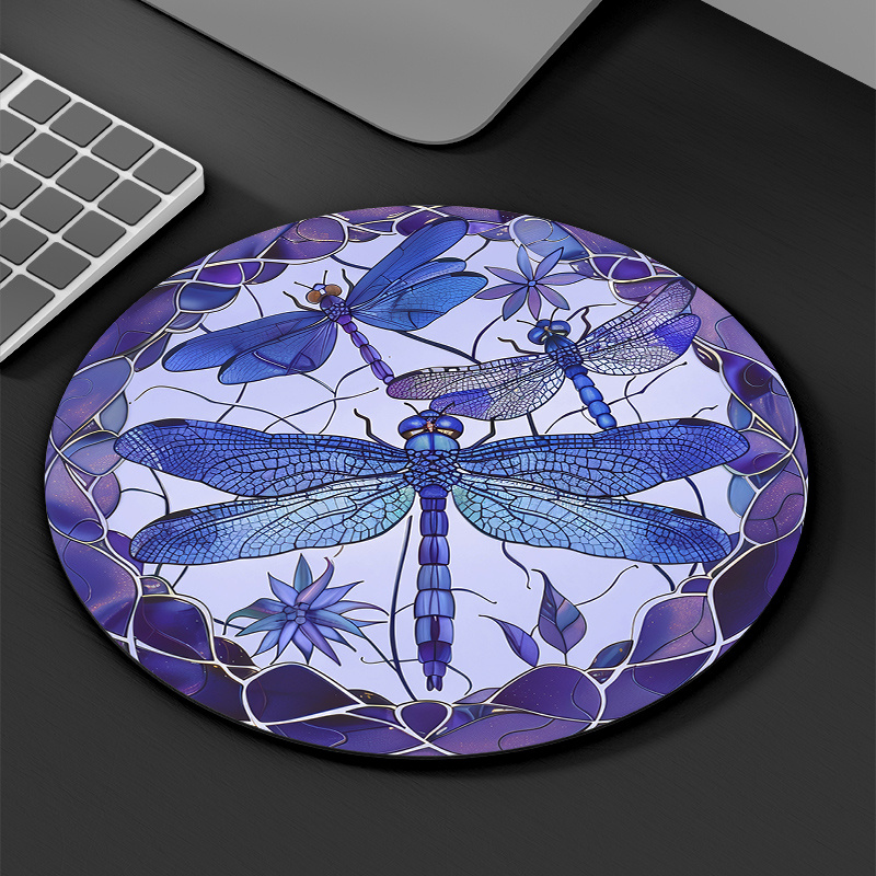 Purple dragonfly patterned rou - Tradescantia Purple ulasan dan harga