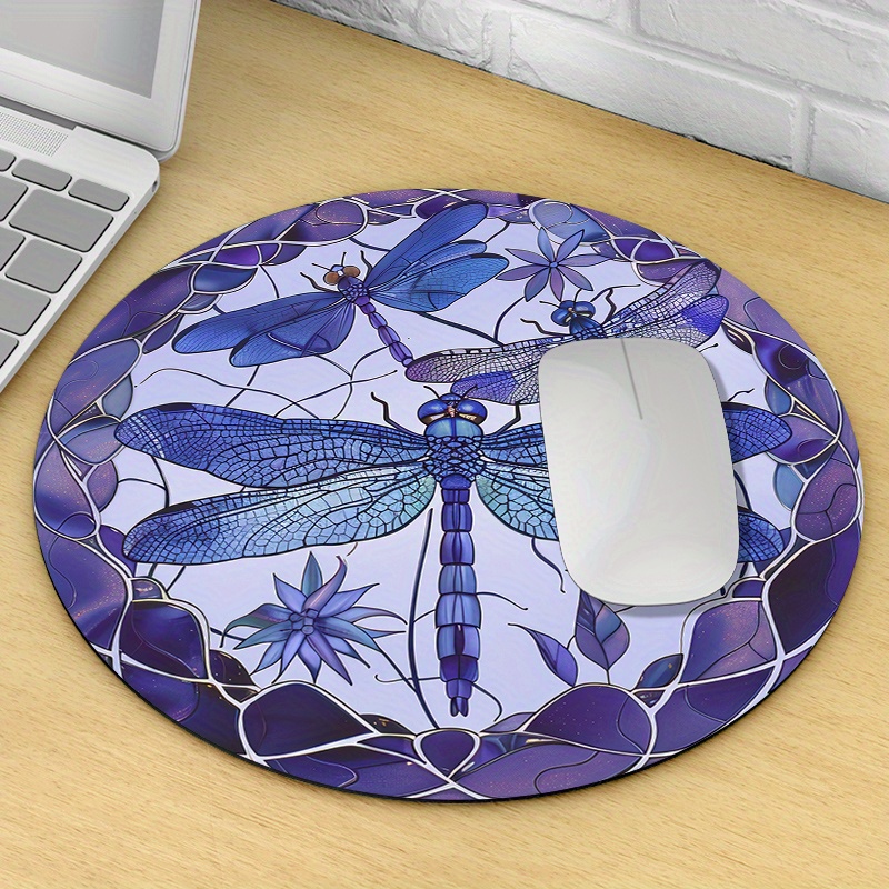 Purple dragonfly patterned rou - Tradescantia Purple ulasan dan harga