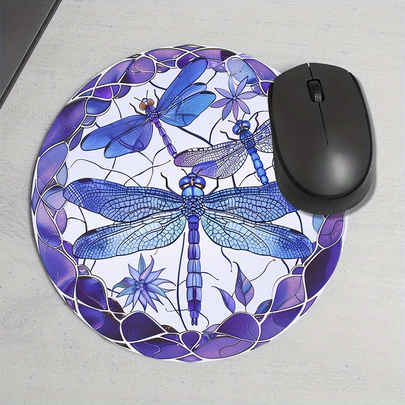 Purple dragonfly patterned rou - Tradescantia Purple ulasan dan harga