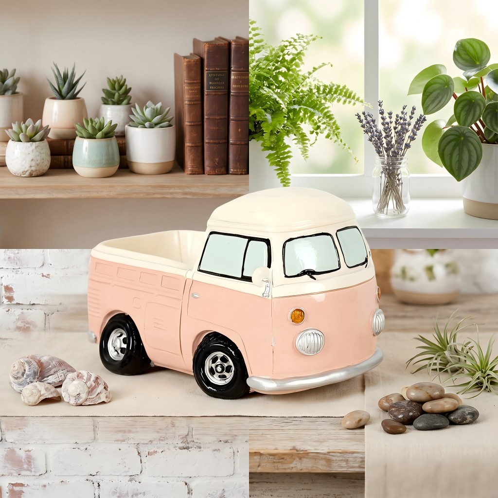 Vintage Pink Mini Bus Succulen - Echeveria Succulent ulasan dan harga